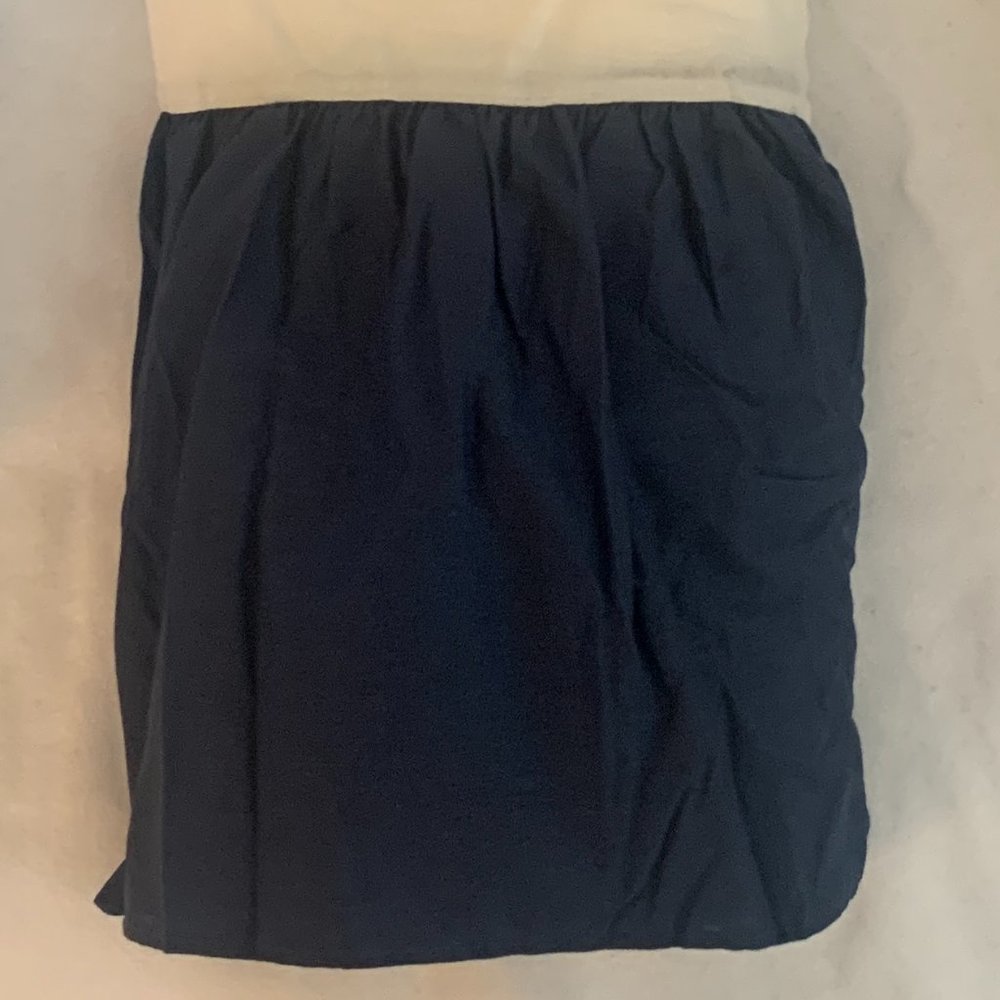 Navy Blue Dust Ruffle - Picture 4 of 4